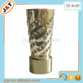 BEST selling design diamond curtain finial for curtain rod pole, 12" retractable curtain rod bracket